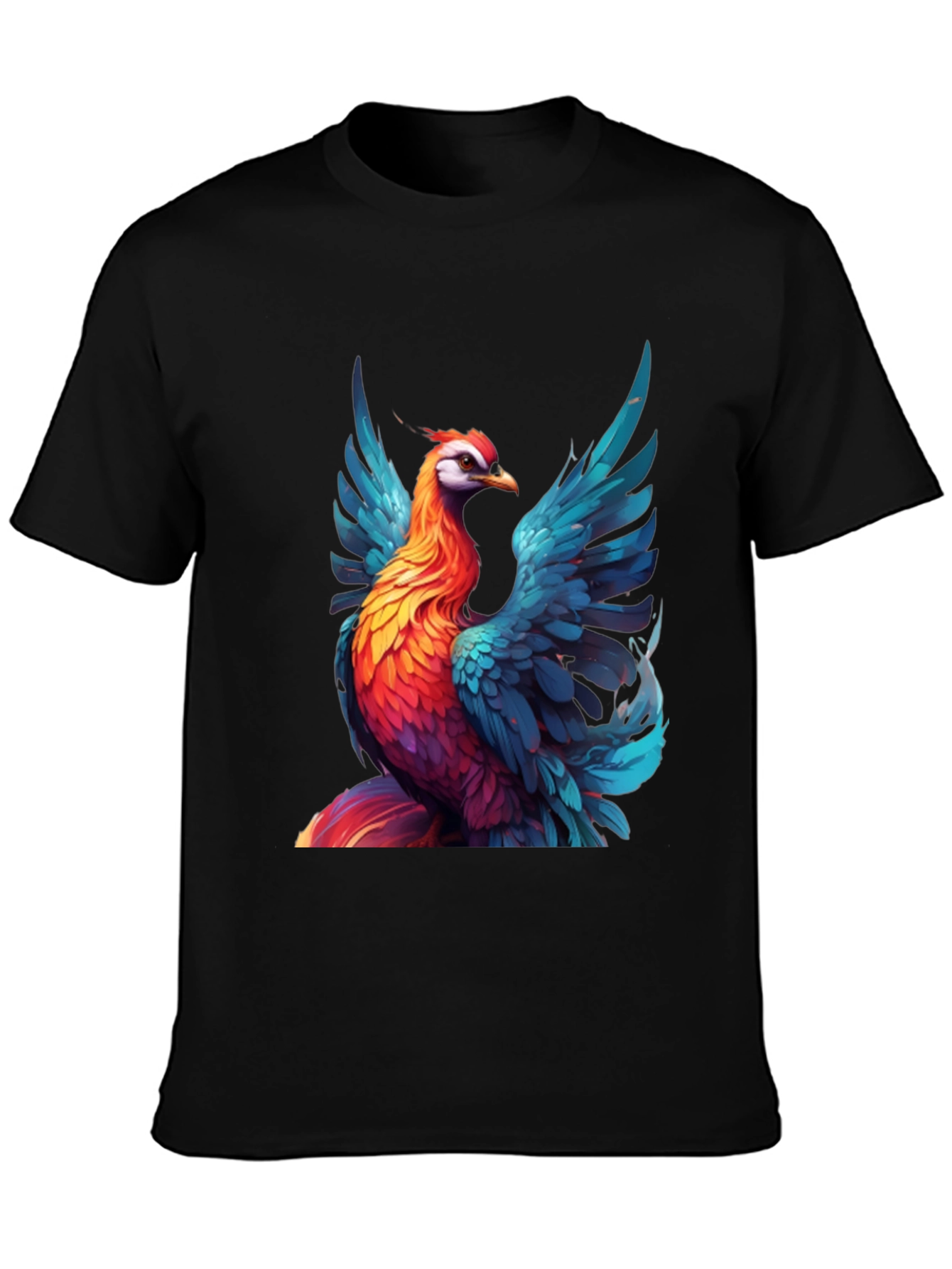 Vivid Phoenix Graphic T-Shirt - Bold Style