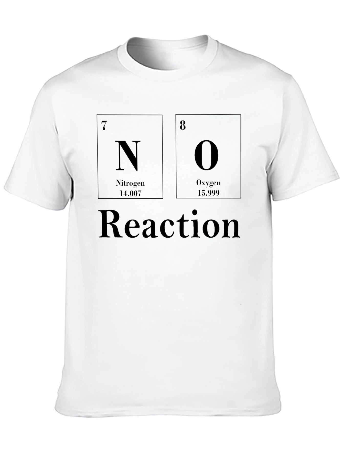 Funny Chemistry No Reaction T-Shirt
