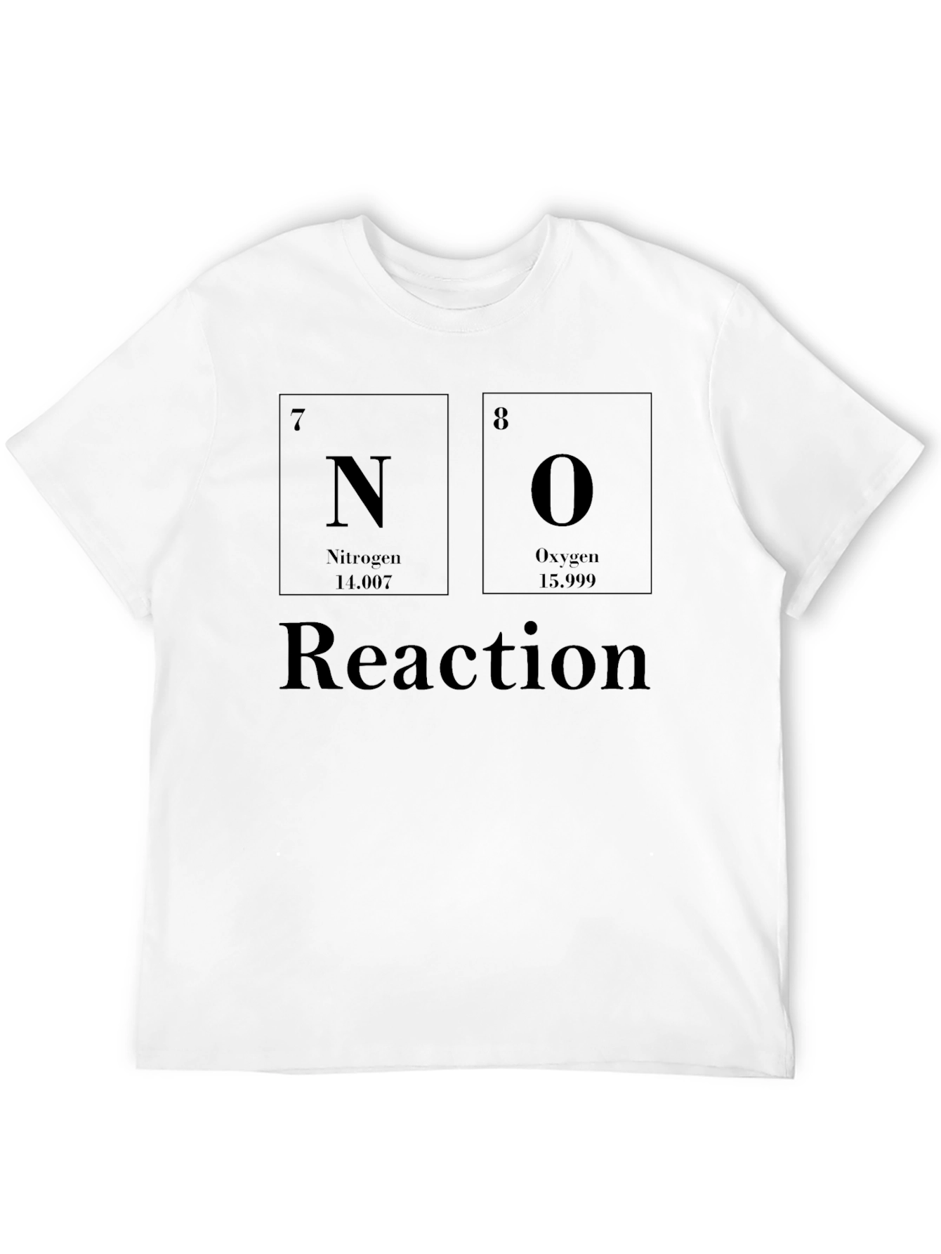 Funny Chemistry No Reaction T-Shirt