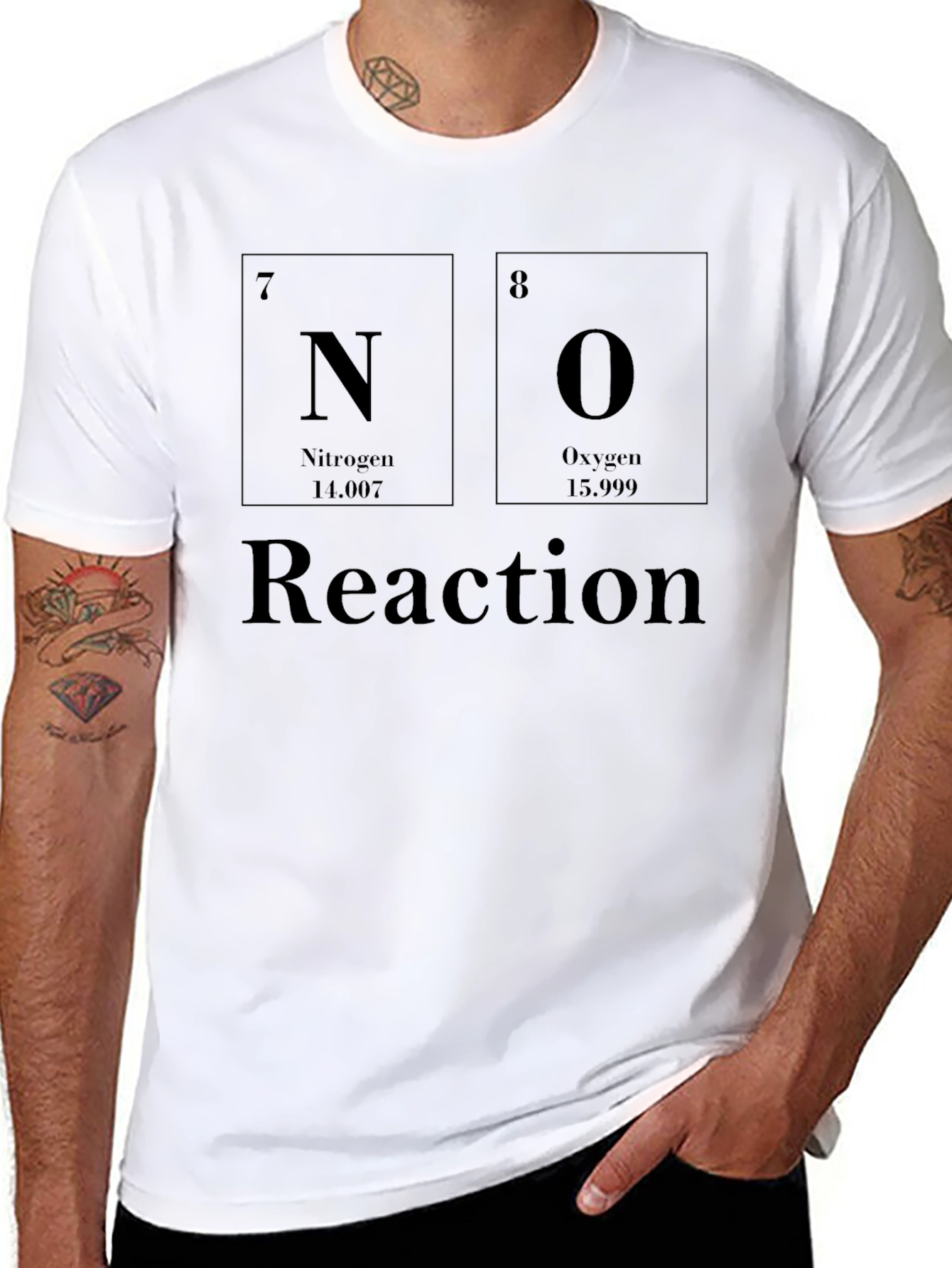 Funny Chemistry No Reaction T-Shirt