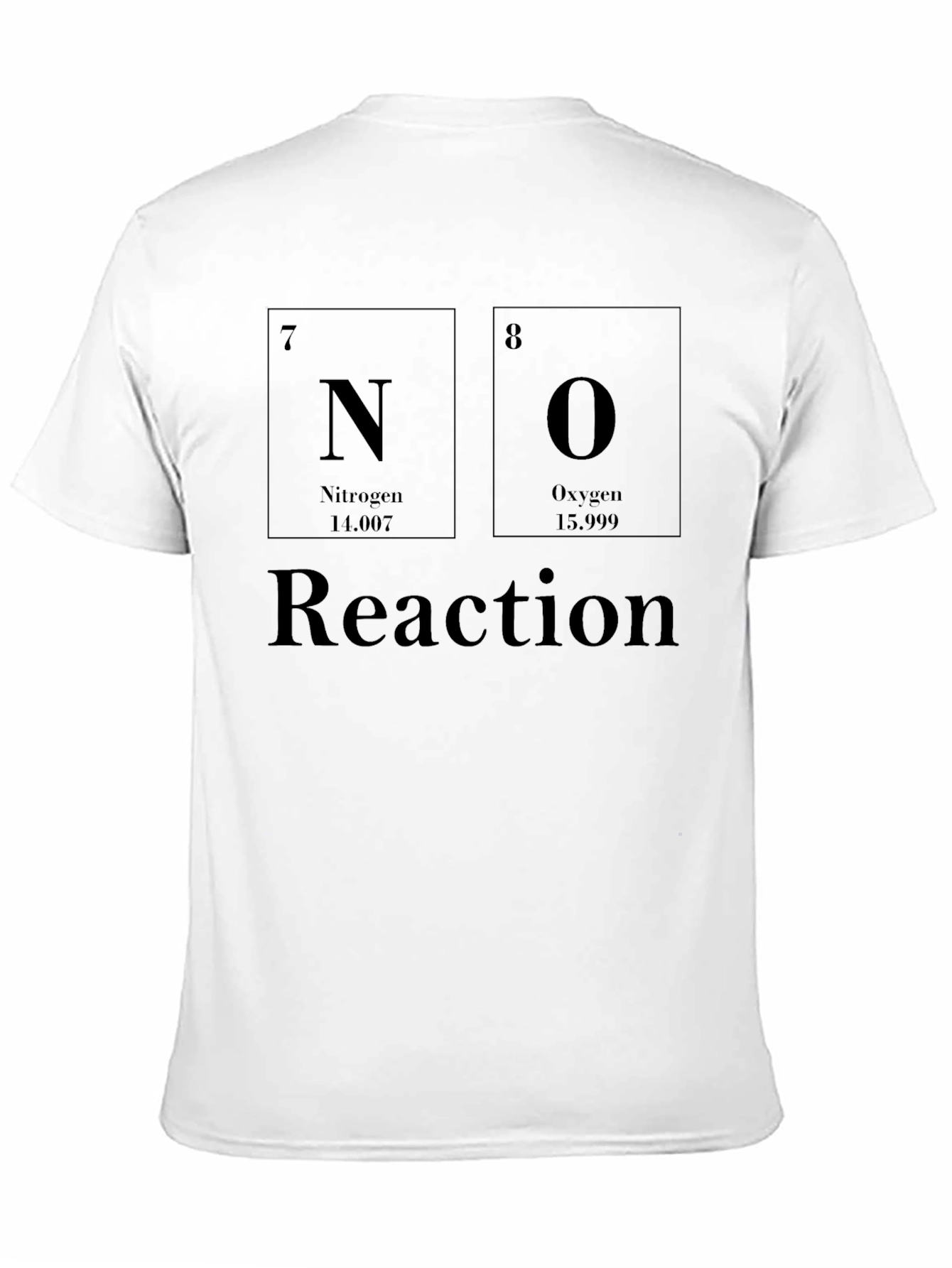 Funny Chemistry No Reaction T-Shirt
