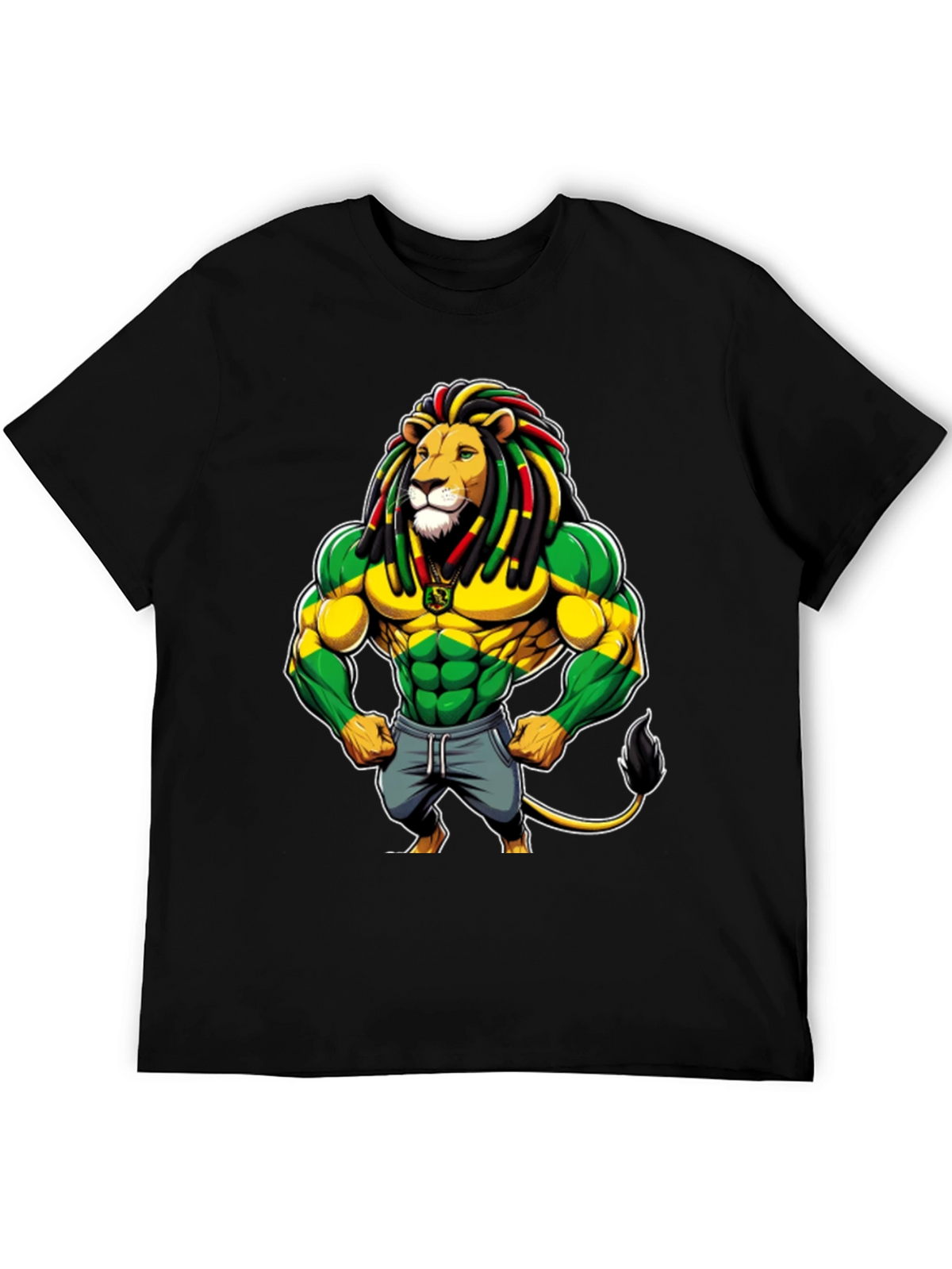 Rasta Lion Graphic Tee