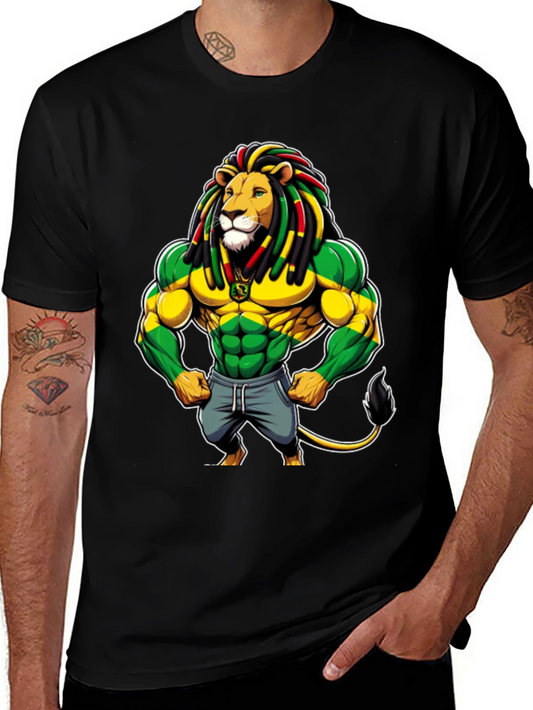 Rasta Lion Graphic Tee