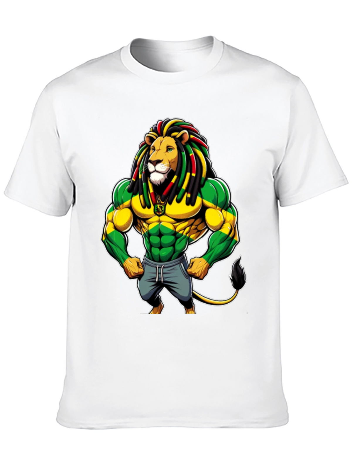 Rasta Lion Graphic Tee