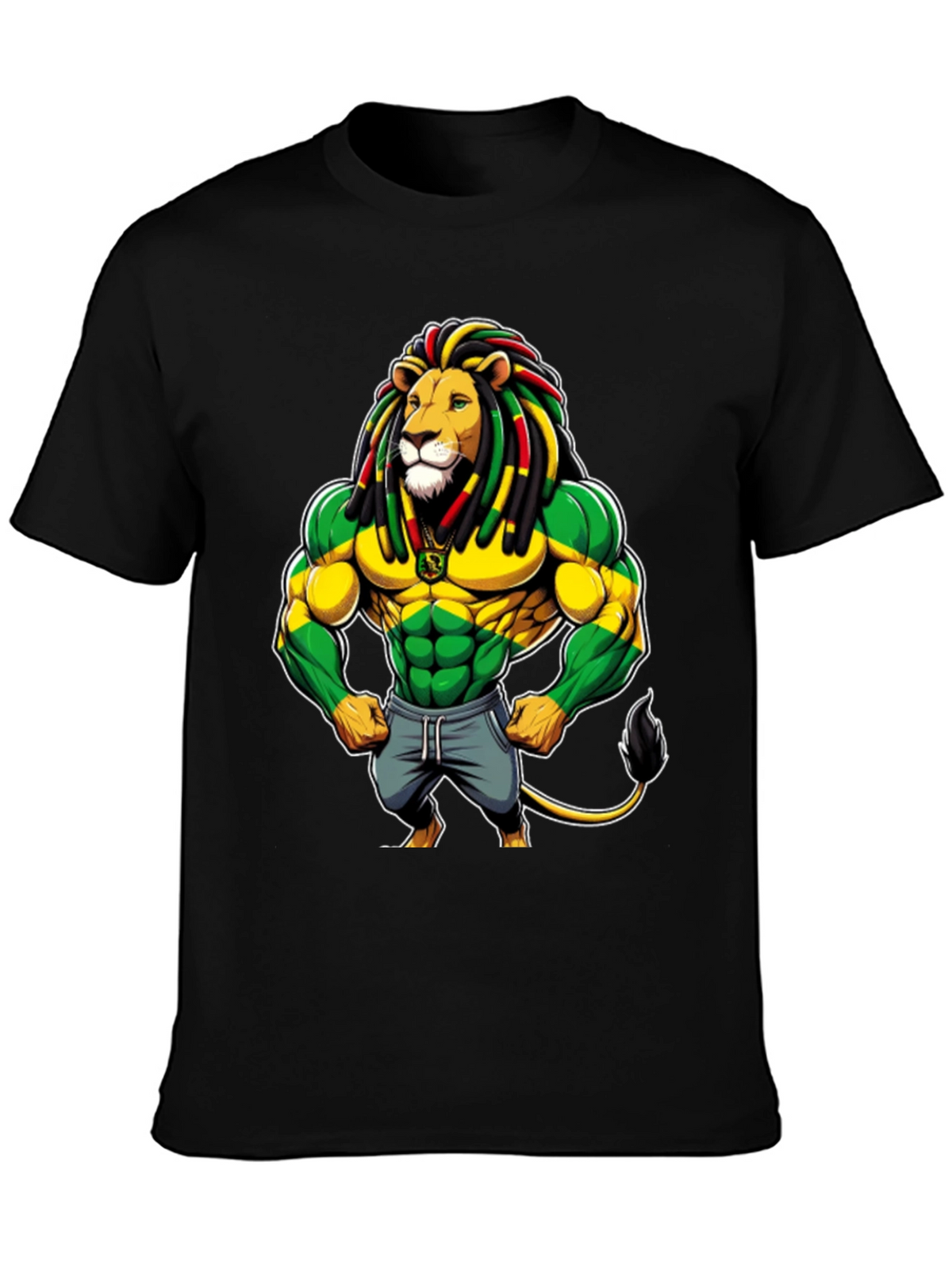 Rasta Lion Graphic Tee