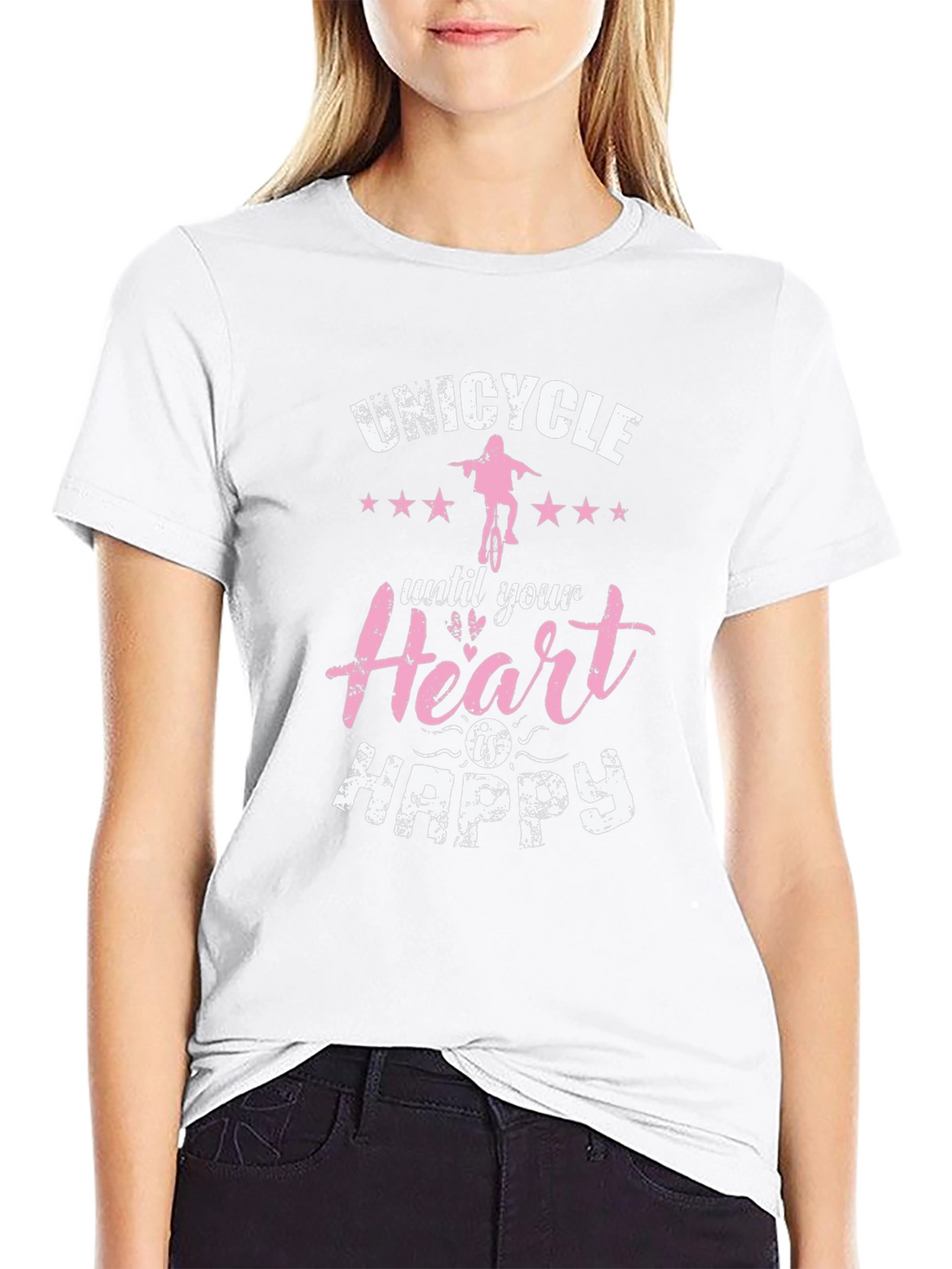 Unicycle Until Your Heart is Happy T-Shirt