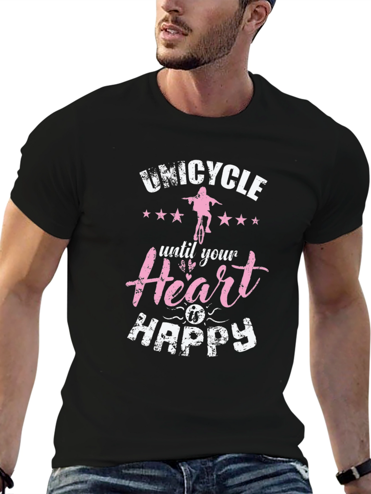 Unicycle Until Your Heart is Happy T-Shirt