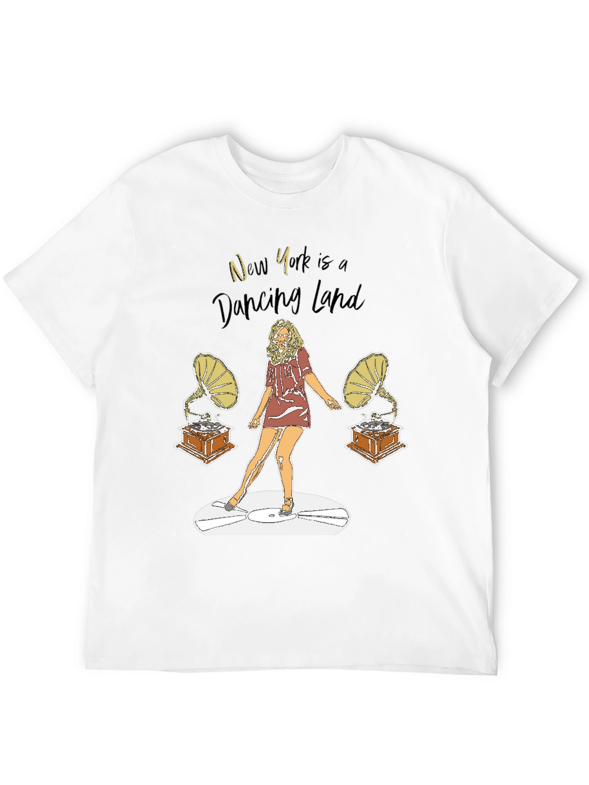 New York Dancing Land Graphic Tee