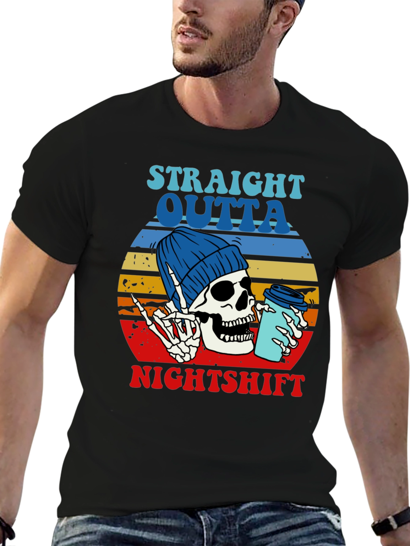 Straight Outta Nightshift Graphic Tee