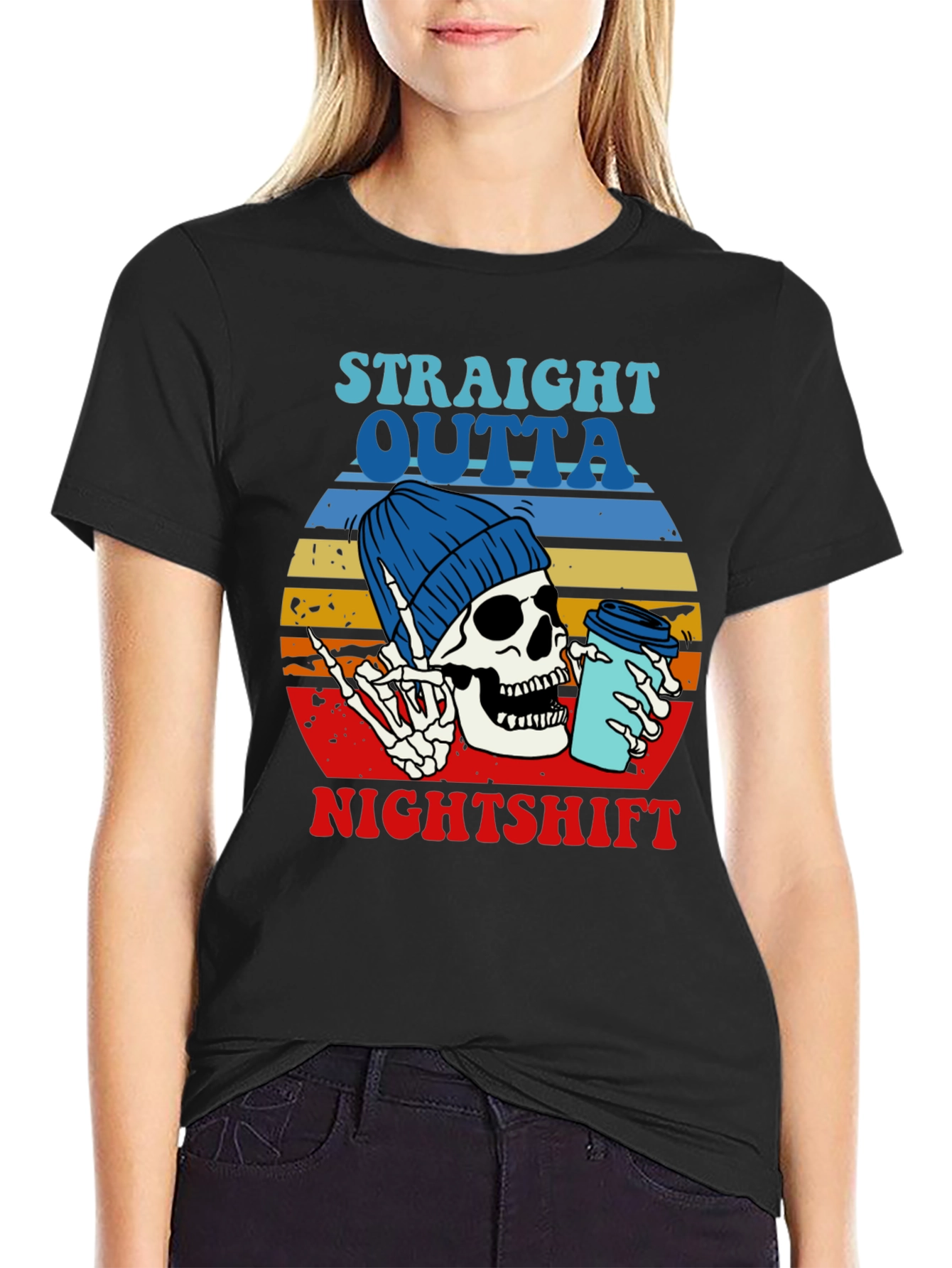 Straight Outta Nightshift Graphic Tee