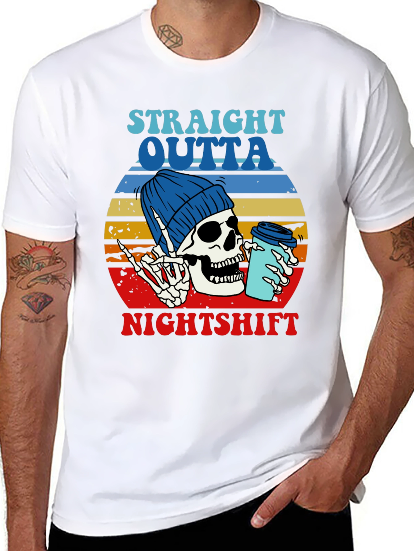 Straight Outta Nightshift Graphic Tee