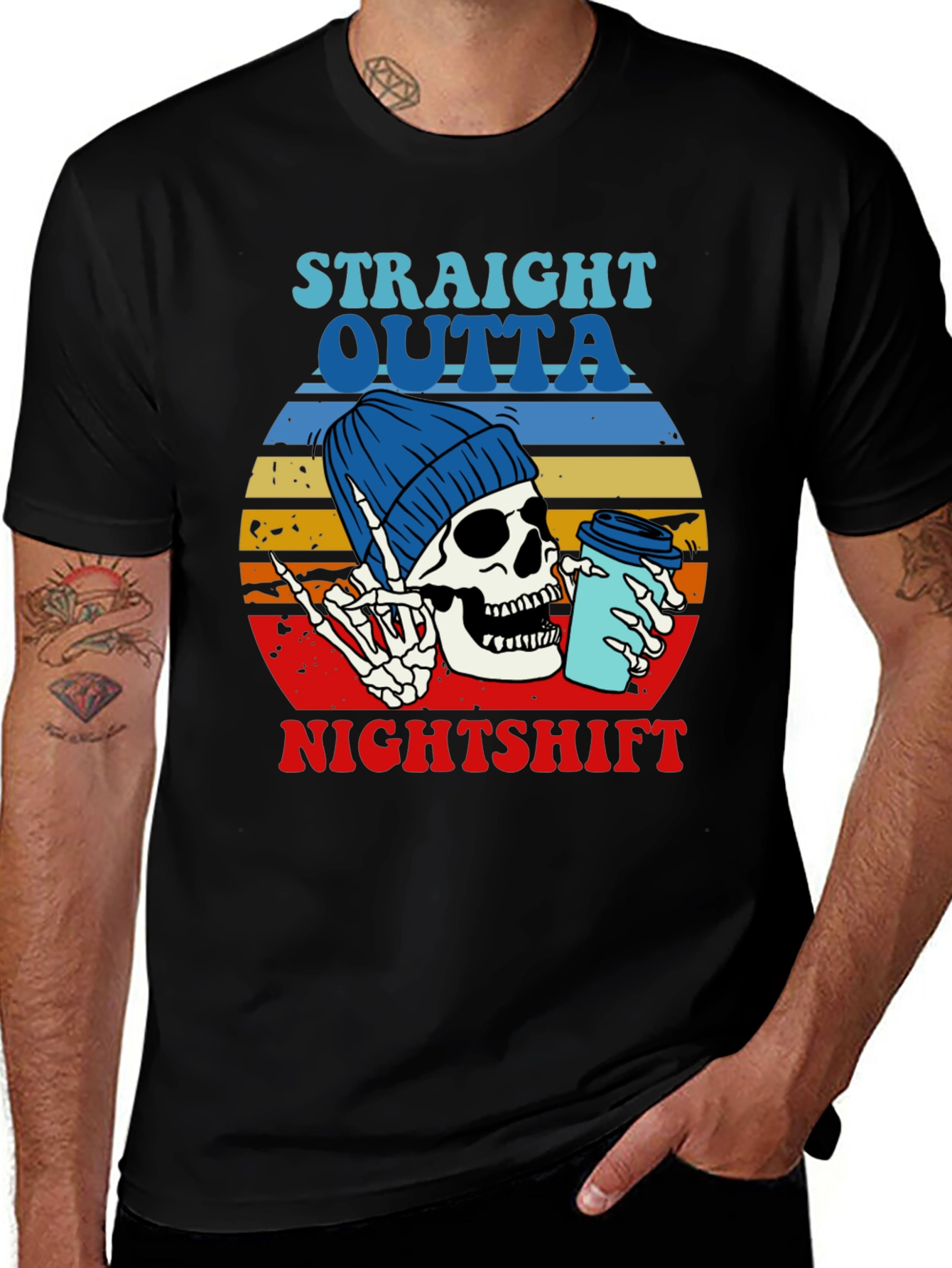 Straight Outta Nightshift Graphic Tee