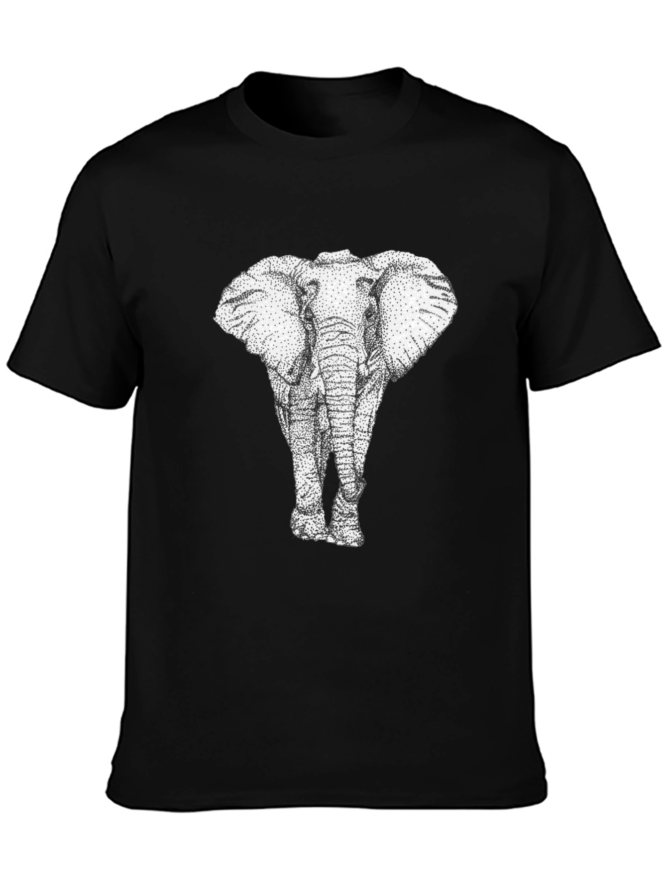 Elephant Graphic Print Mens T-Shirt