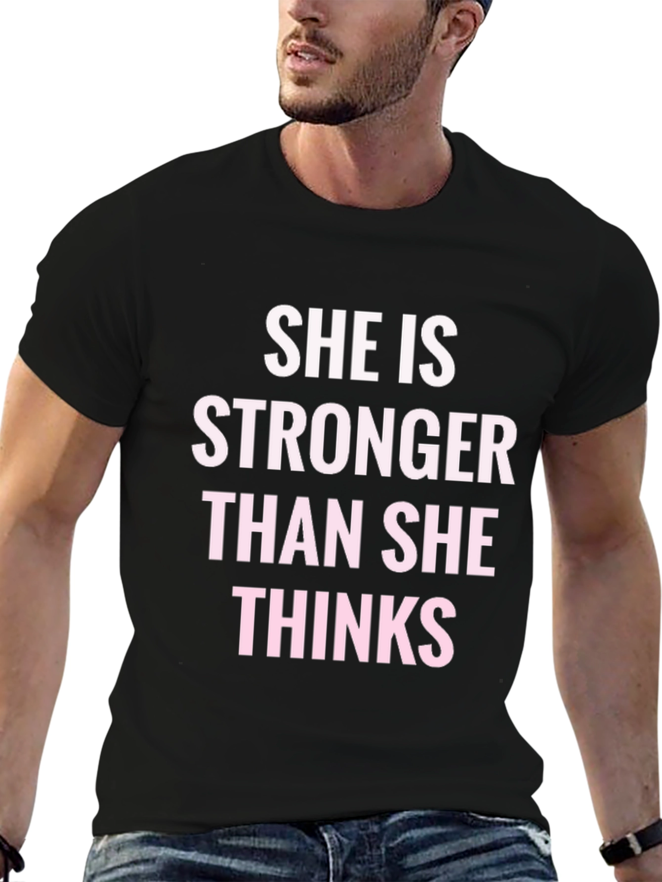 Empowering Stronger Than She Thinks Graphic Tee