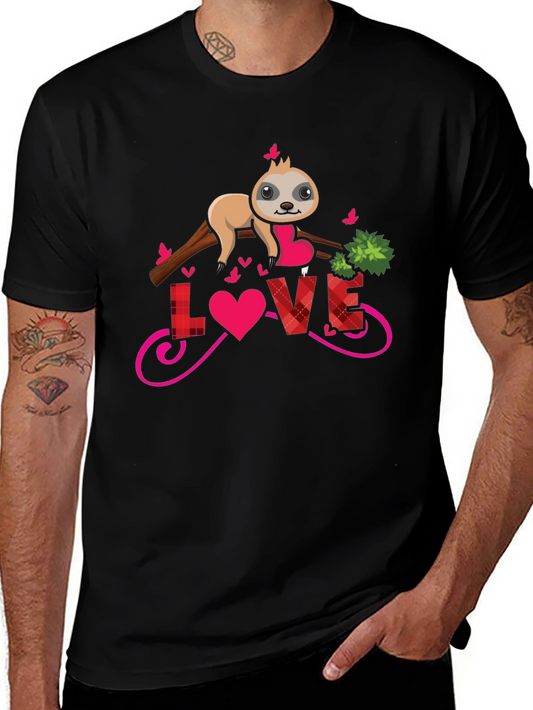Sloth Love Valentines T-Shirt