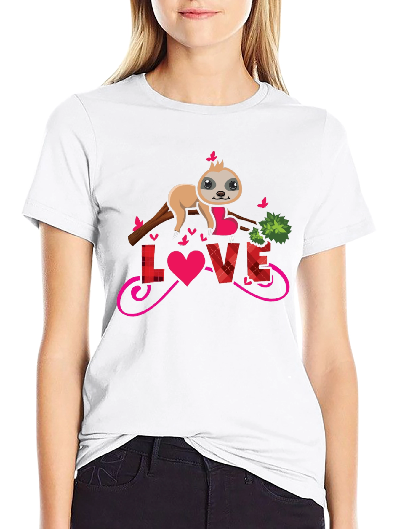 Sloth Love Valentines T-Shirt