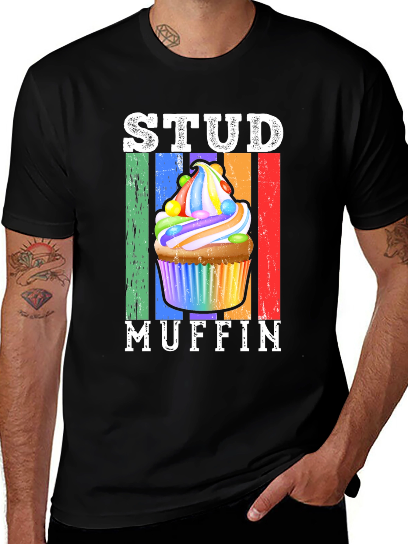 Stud Muffin Graphic T-Shirt