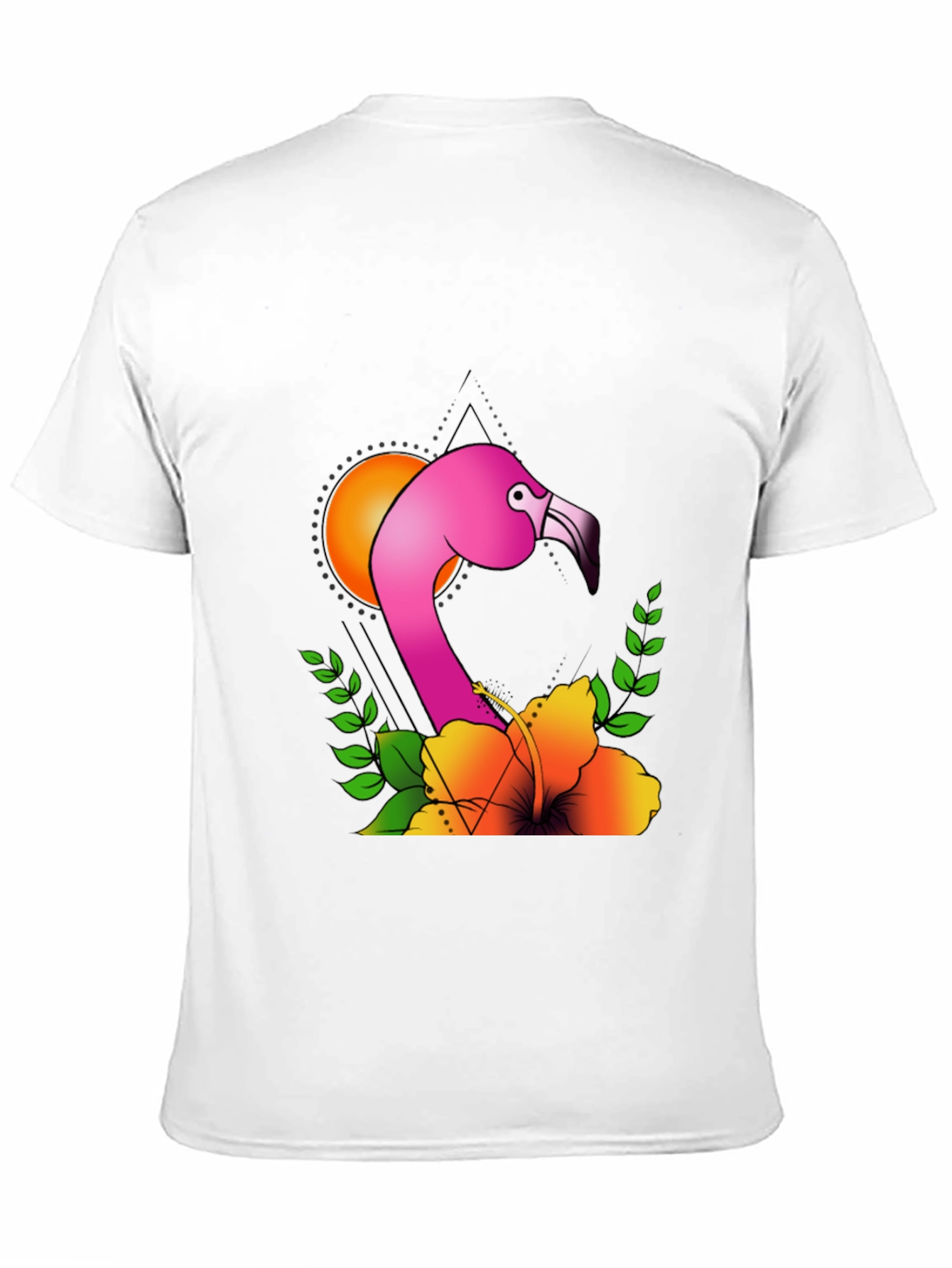 Tropical Flamingo T-Shirt - Unique Graphic Tee