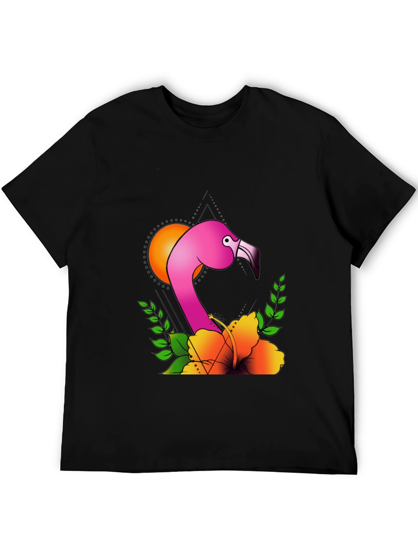 Tropical Flamingo T-Shirt - Unique Graphic Tee