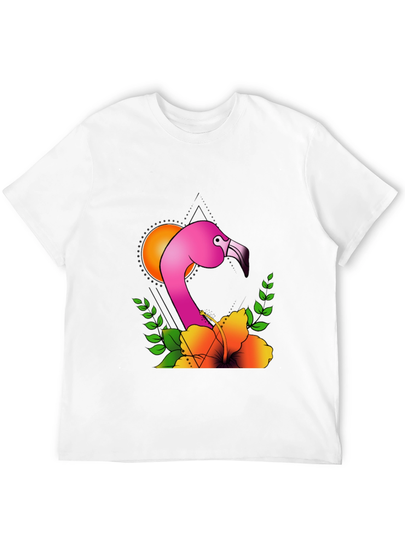 Tropical Flamingo T-Shirt - Unique Graphic Tee
