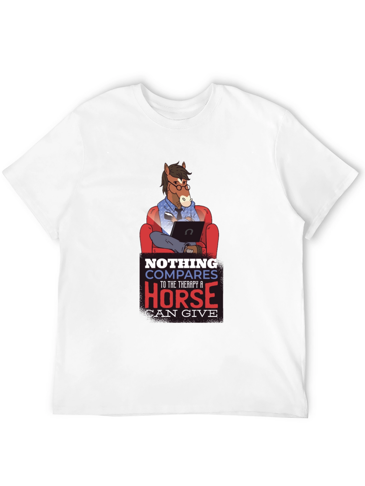 Therapy Horse Graphic T-Shirt