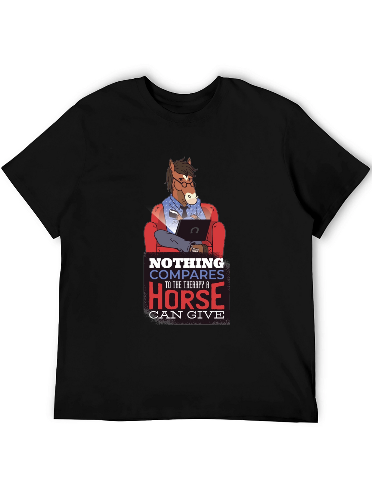 Therapy Horse Graphic T-Shirt