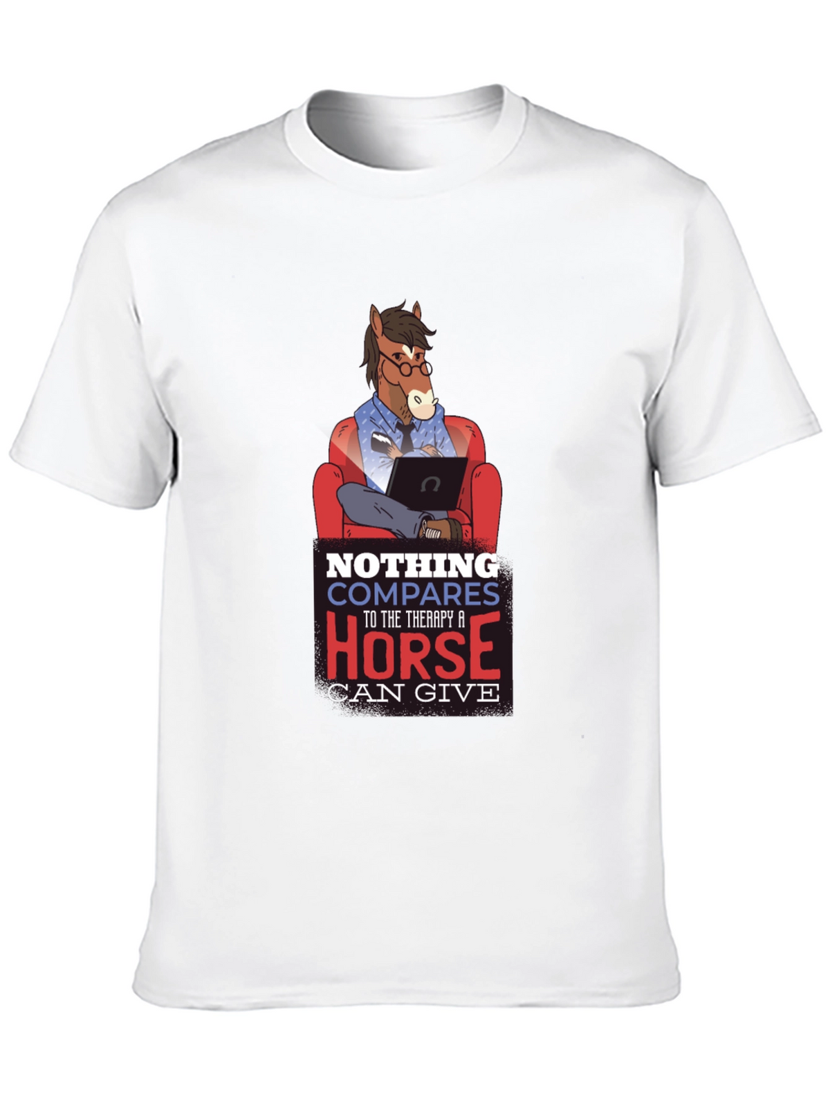 Therapy Horse Graphic T-Shirt