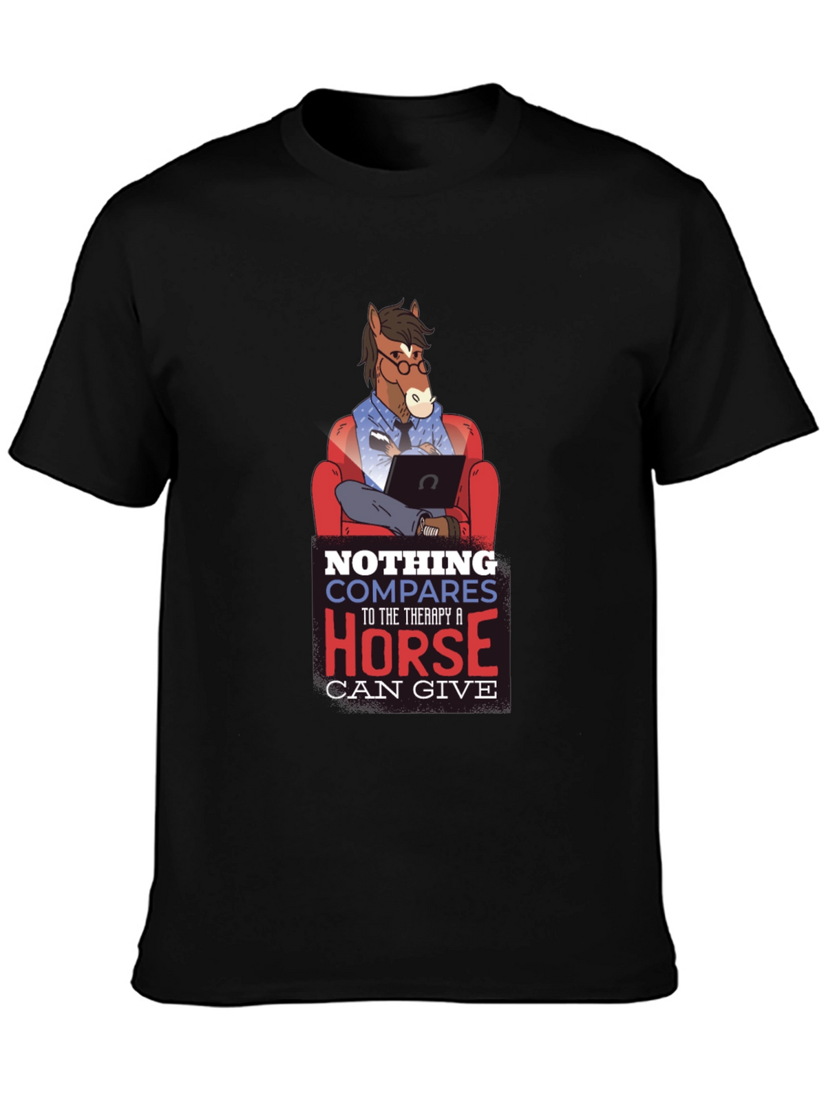 Therapy Horse Graphic T-Shirt