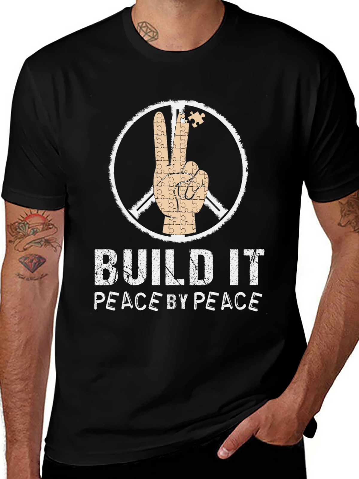 Peace by Peace Build It T-Shirt