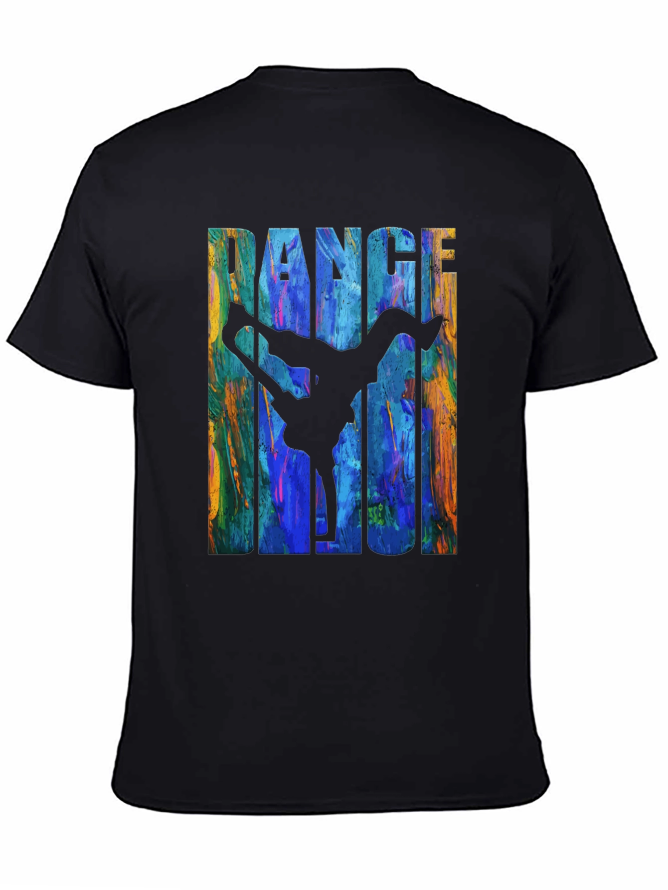 Dance Magic Graphic Tee - Black Cotton T-Shirt