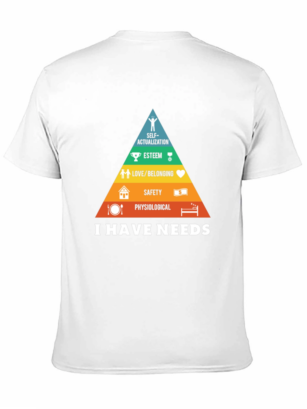 Maslows Hierarchy of Needs Graphic T-Shirt