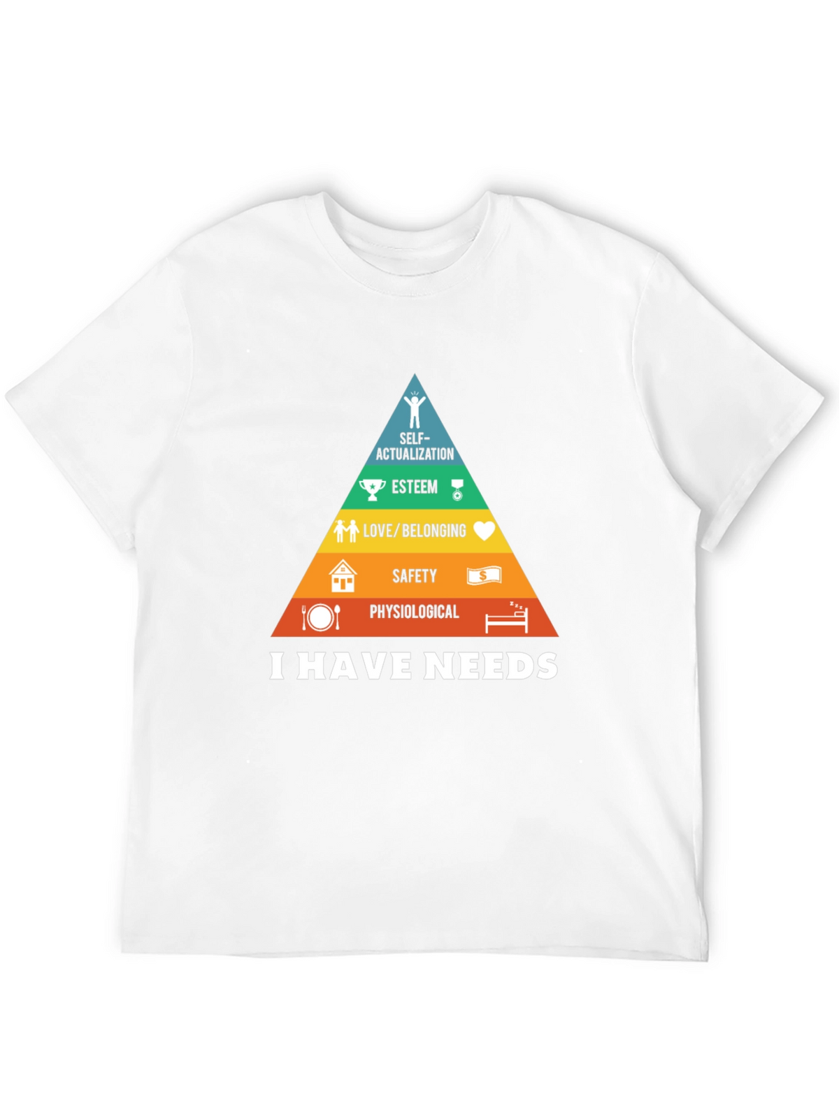 Maslows Hierarchy of Needs Graphic T-Shirt
