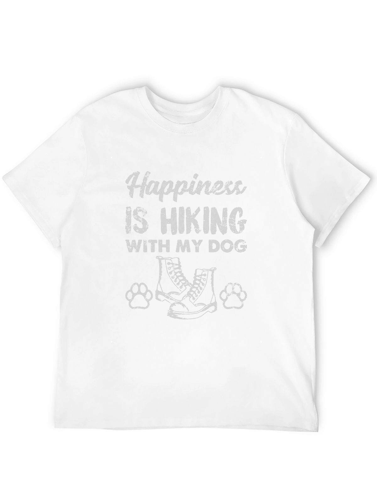 Hiking with My Dog Graphic T-Shirt