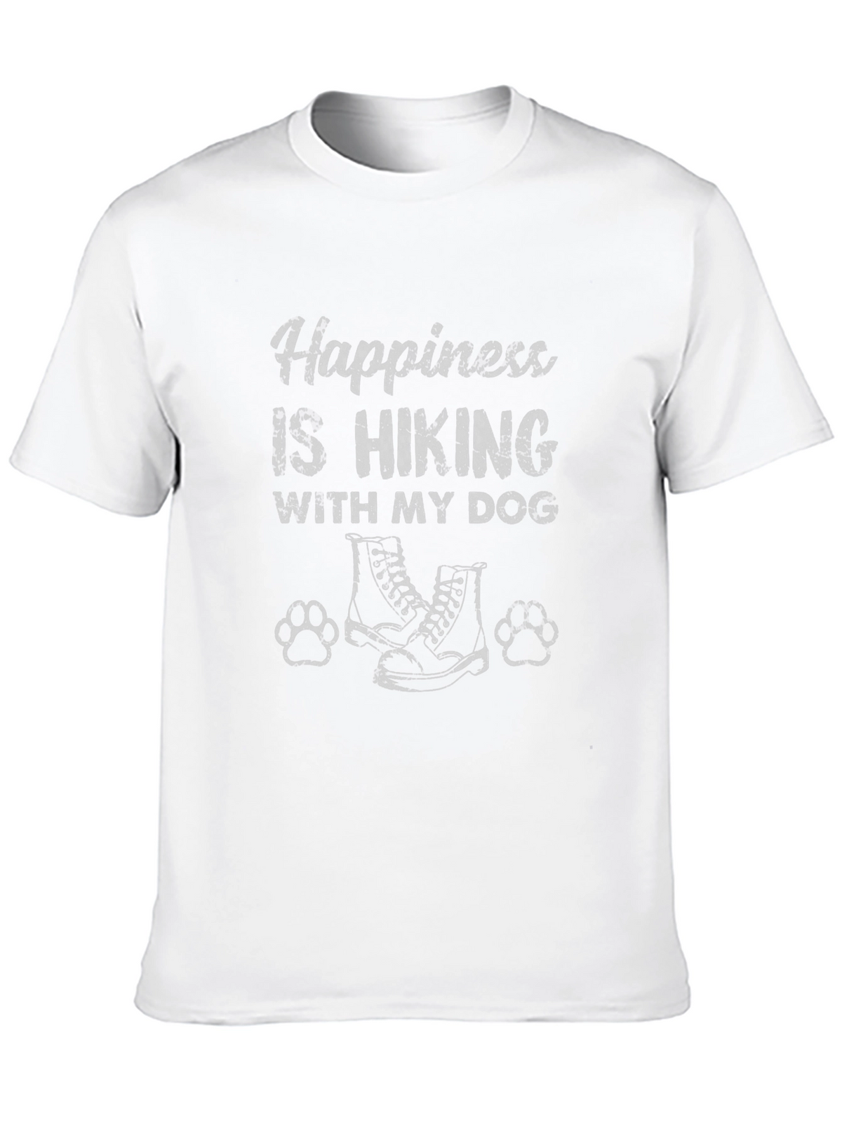 Hiking with My Dog Graphic T-Shirt