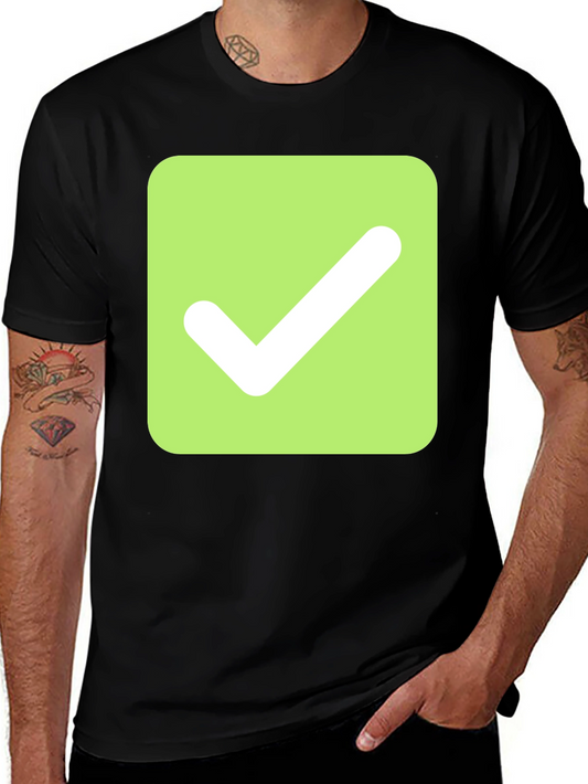 Checkmark Graphic Tee - Modern & Stylish
