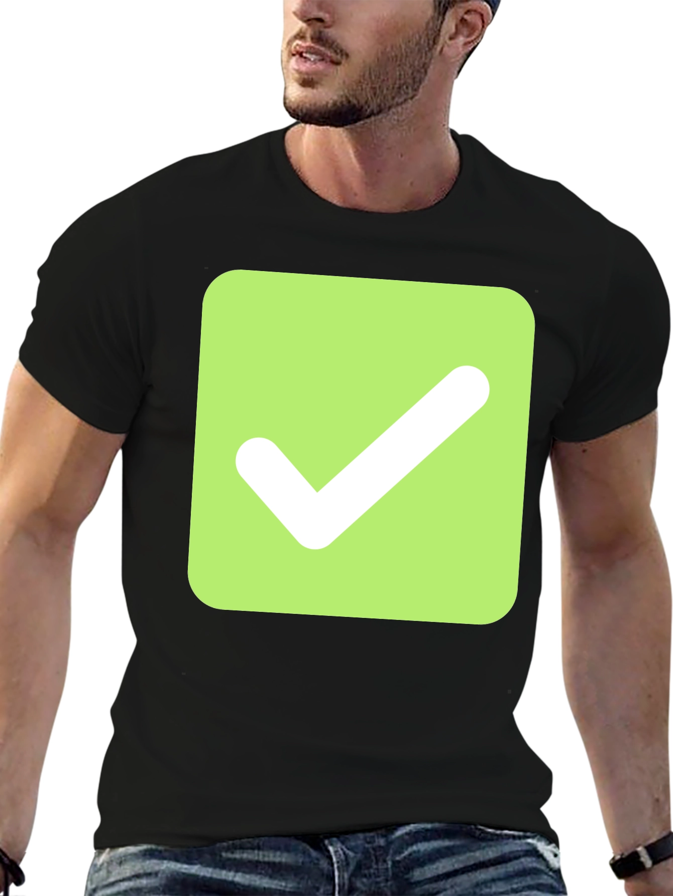 Checkmark Graphic Tee - Modern & Stylish