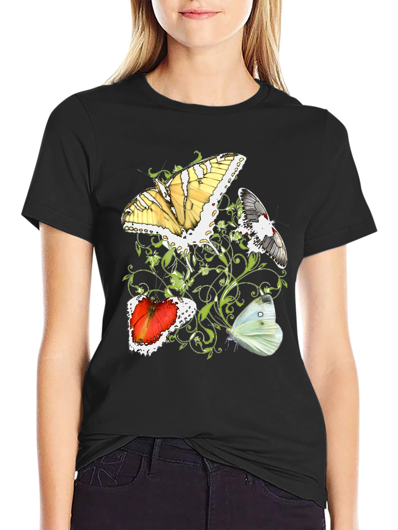 Butterfly T-Shirt - Unique Graphic Tee