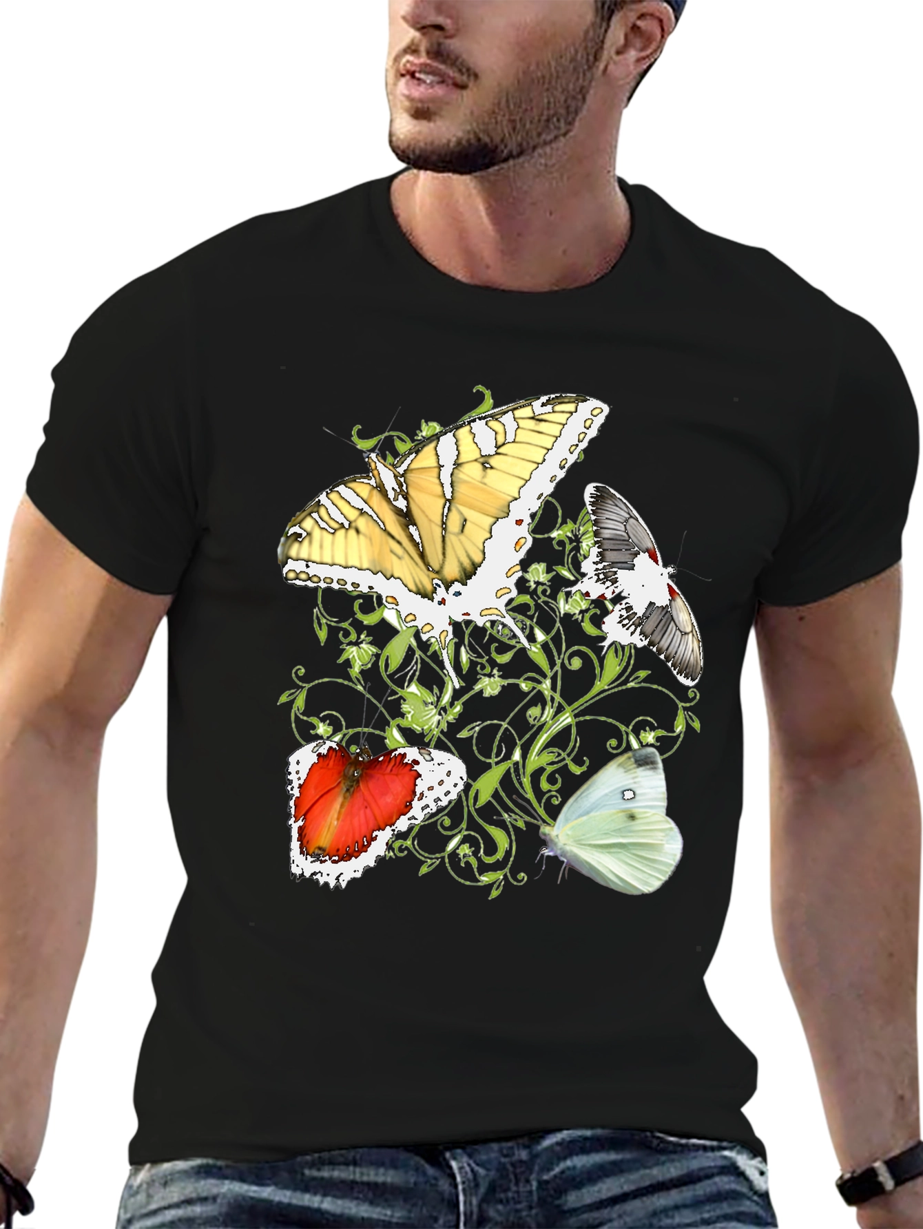 Butterfly T-Shirt - Unique Graphic Tee