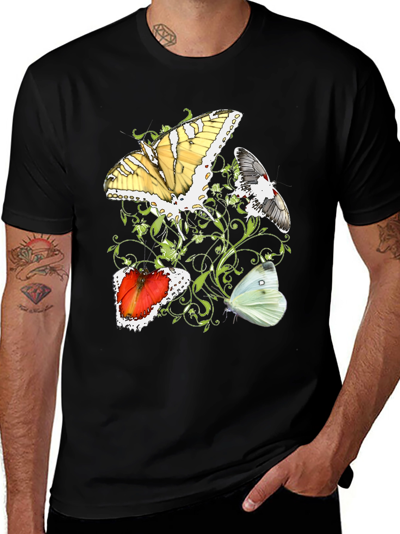 Butterfly T-Shirt - Unique Graphic Tee