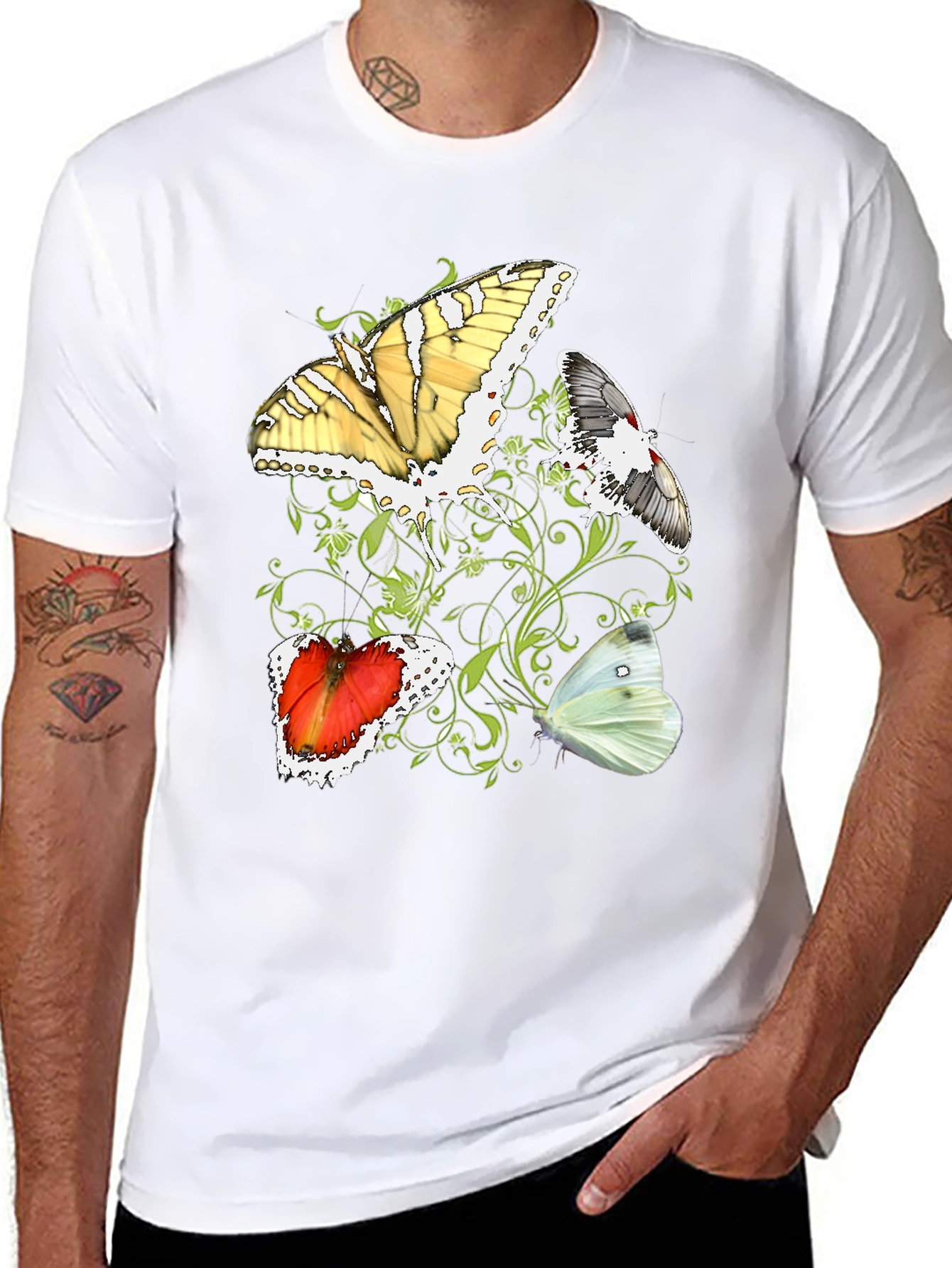 Butterfly T-Shirt - Unique Graphic Tee