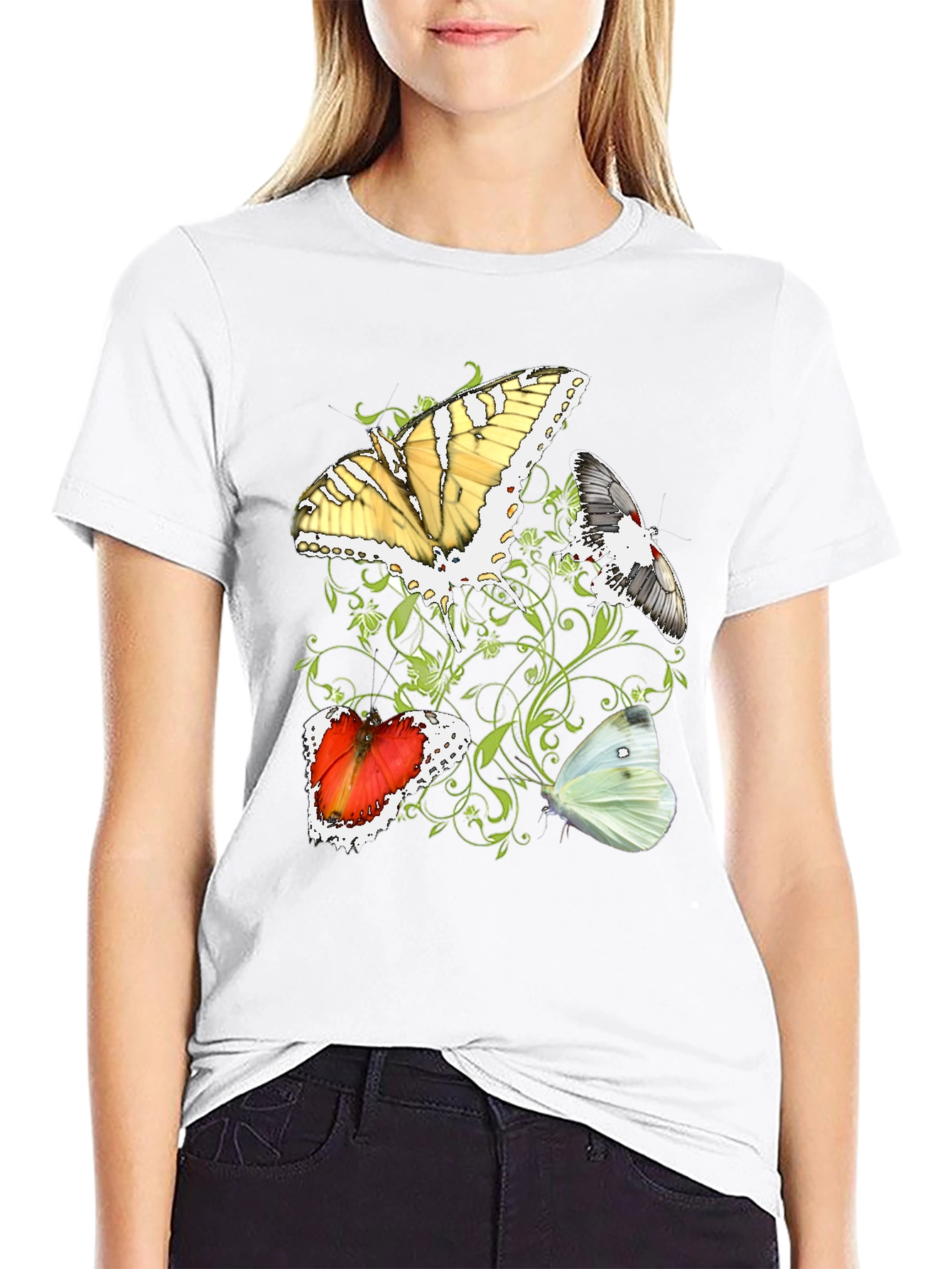Butterfly T-Shirt - Unique Graphic Tee