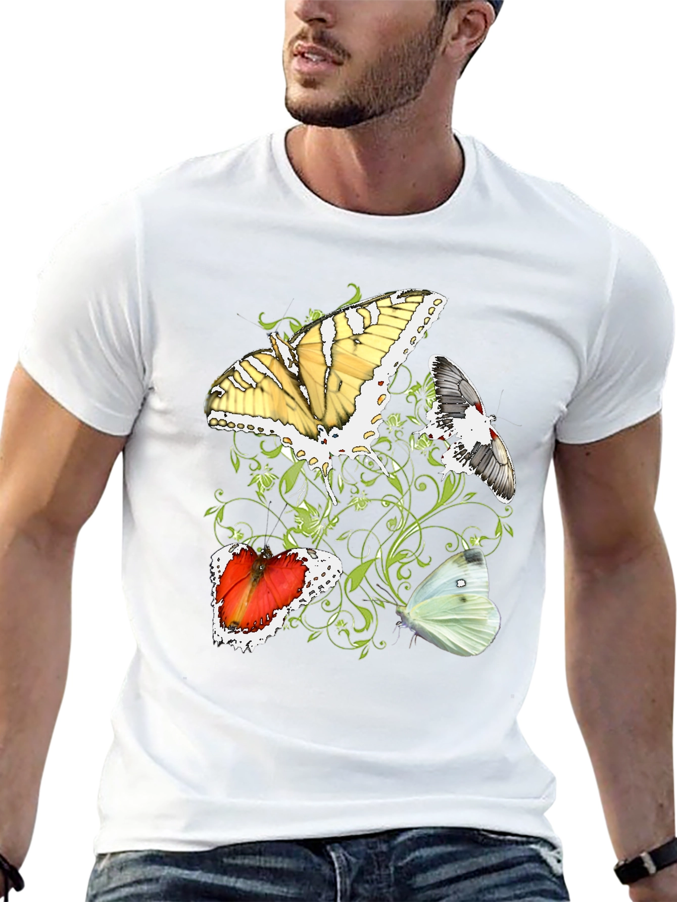 Butterfly T-Shirt - Unique Graphic Tee