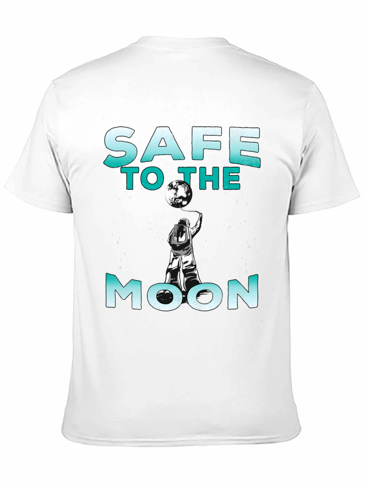 Safe to the Moon Graphic Tee - Black