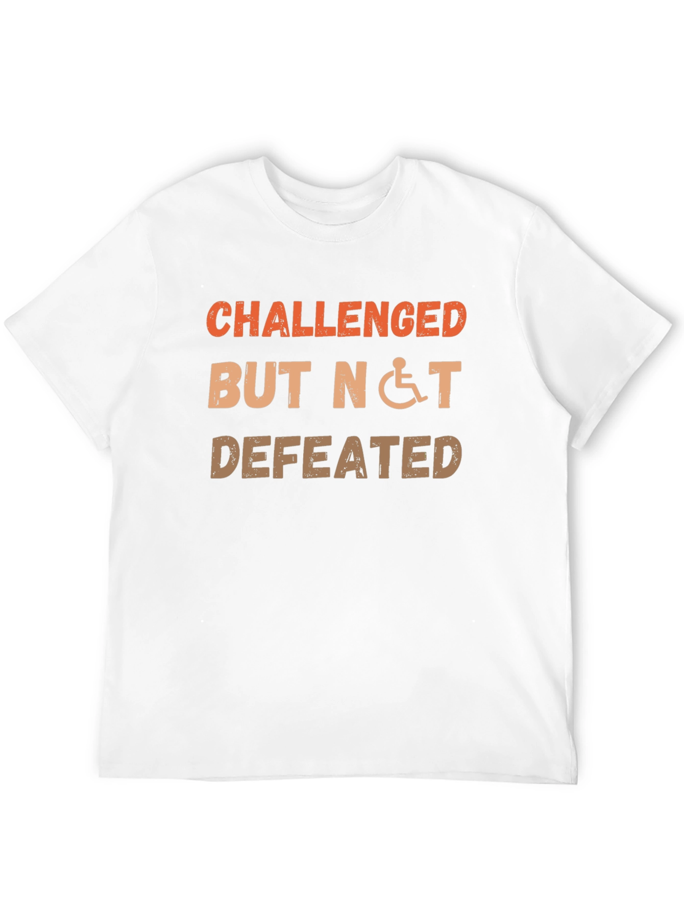 Challenged But Not Defeated Graphic T-Shirt
