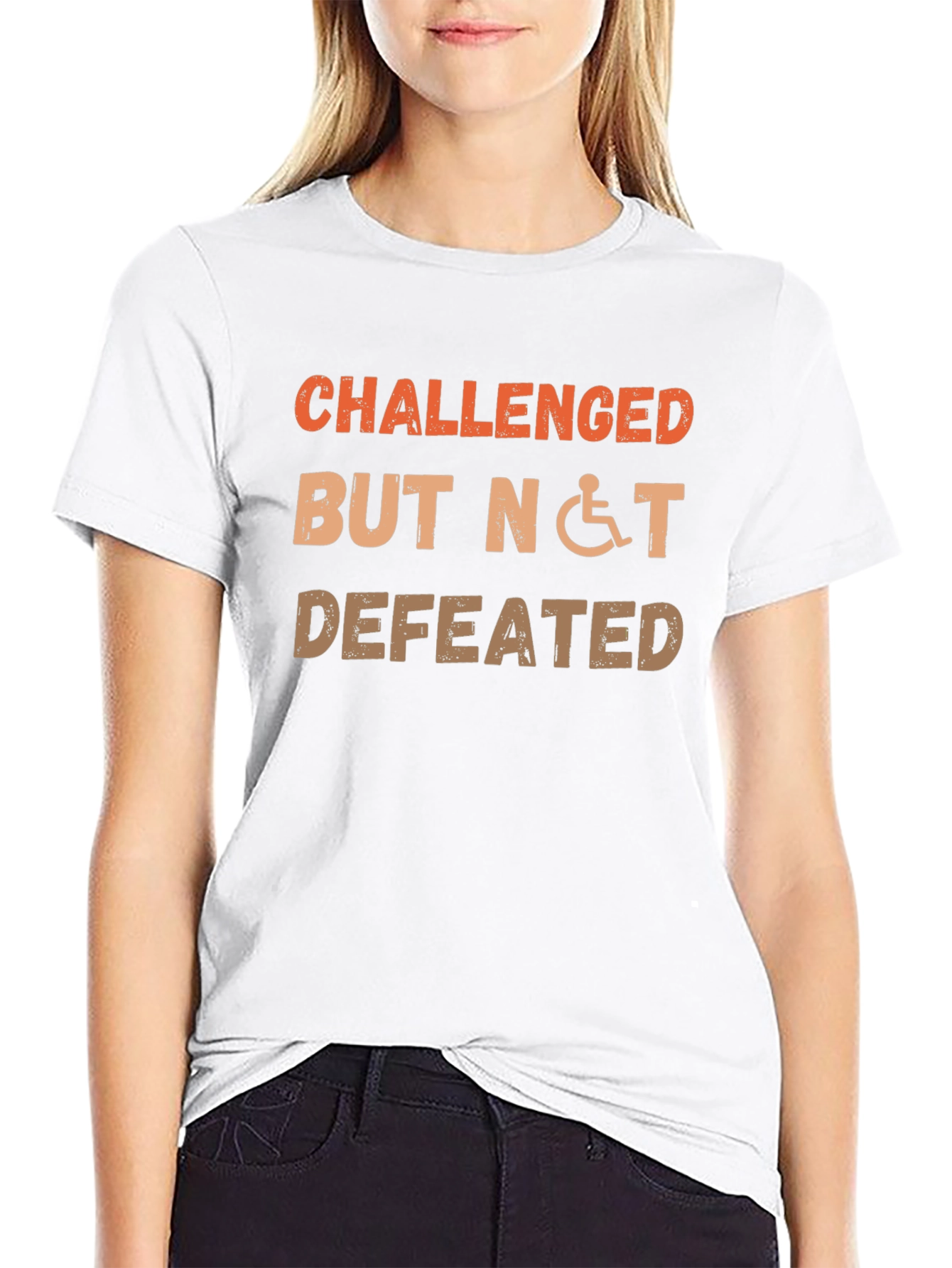 Challenged But Not Defeated Graphic T-Shirt