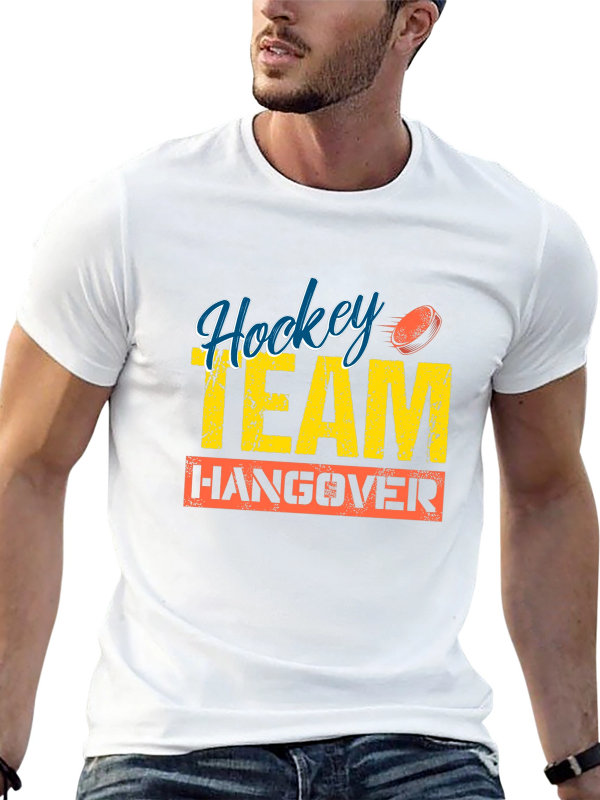 Hockey Team Hangover Graphic T-Shirt