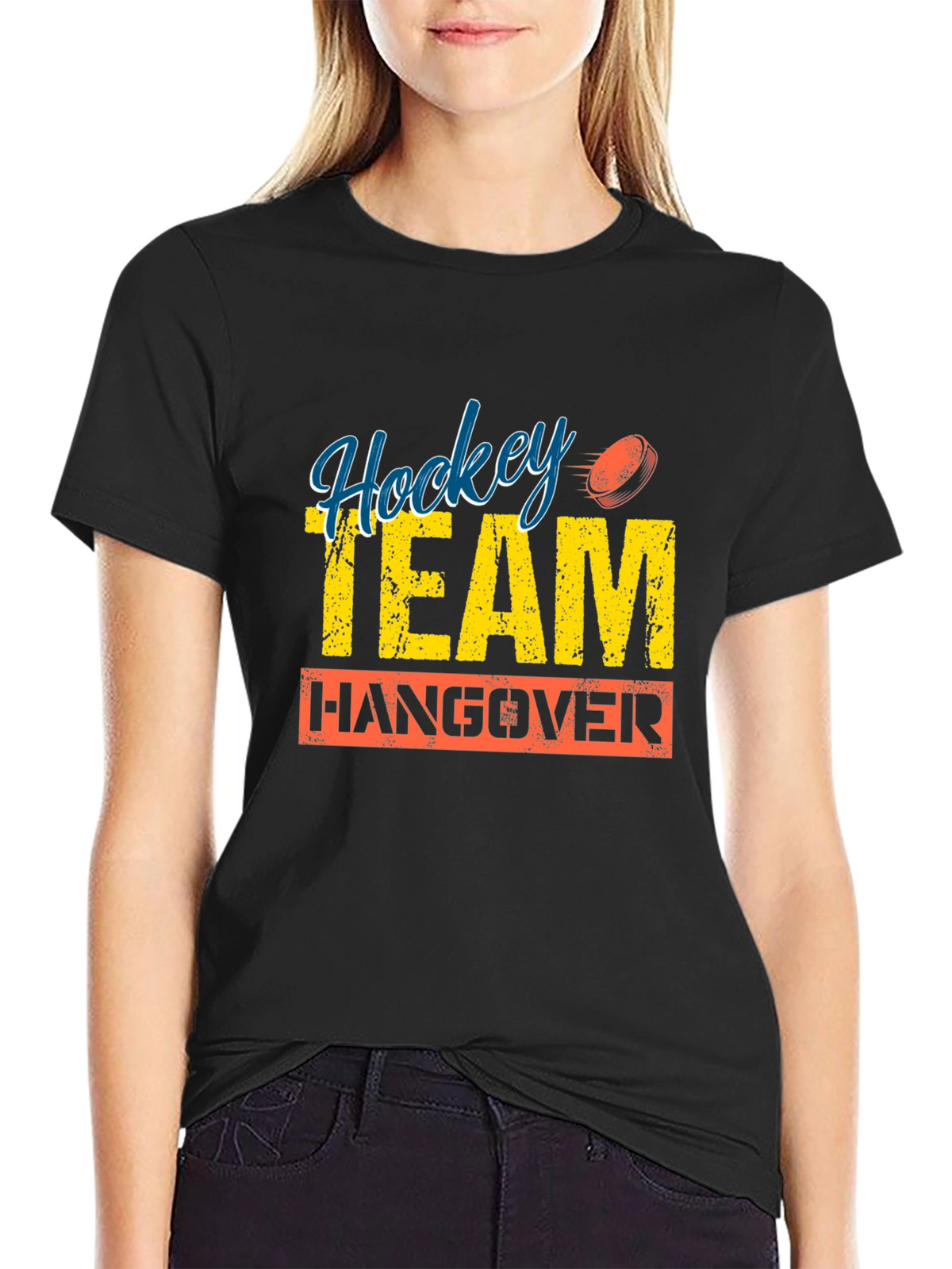 Hockey Team Hangover Graphic T-Shirt