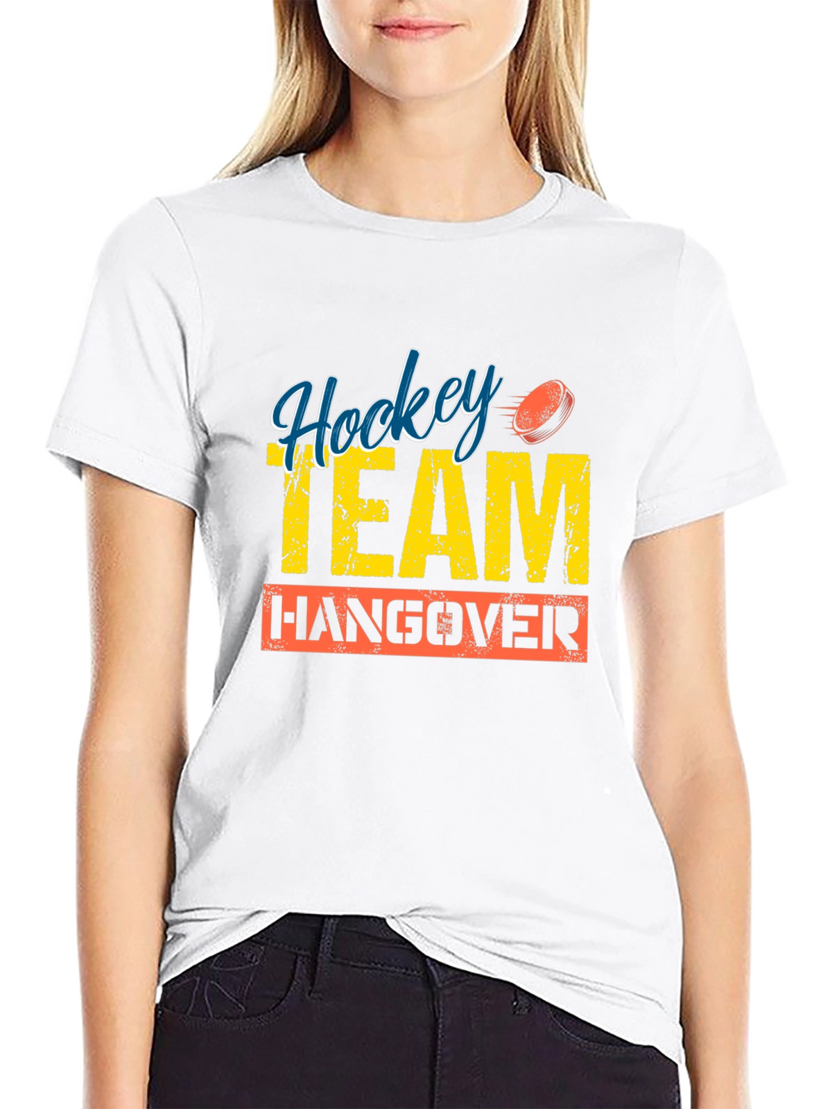 Hockey Team Hangover Graphic T-Shirt