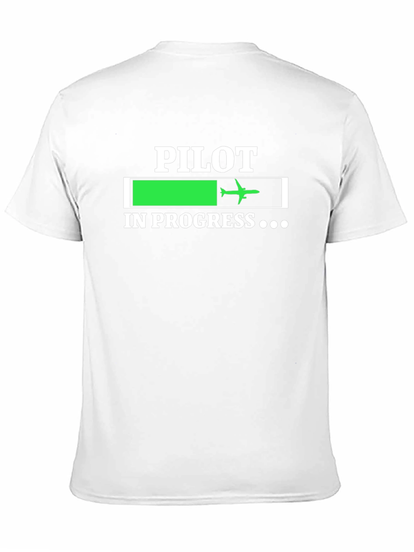 Pilot In Progress T-Shirt - Aviation Loading Bar Tee