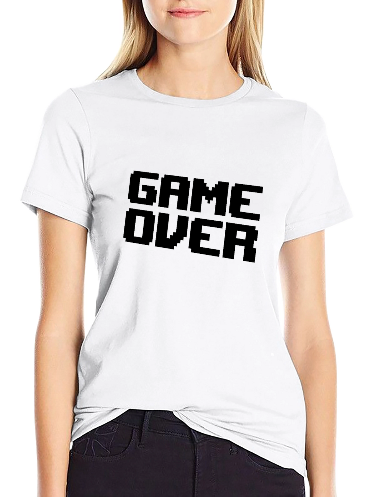 Game Over Pixel Art T-Shirt - Classic Gamer Tee